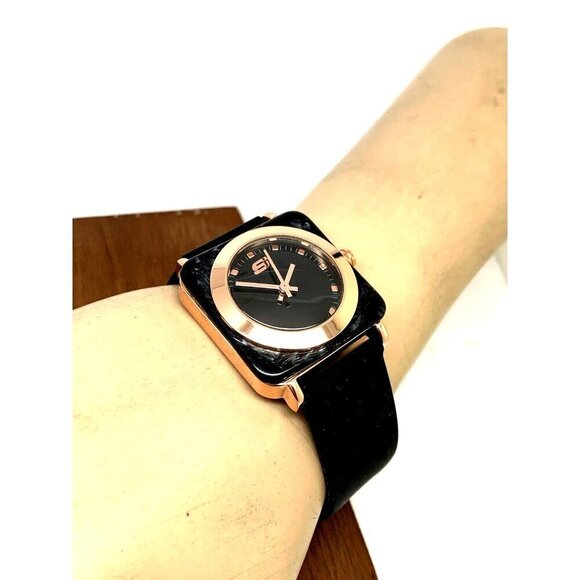 Skechers Women\'s Watch SR6207W Quartz Rose Gold Black Rubber Band 32mm main image 4